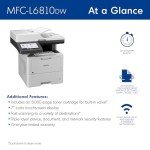 Brother MFC-L6810DW Monochrome All-in-One Printer