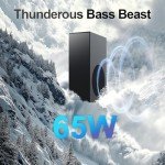 Nylavee 100W Bluetooth Sound Bar with Subwoofer