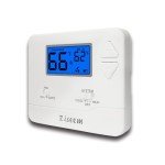 Easy Install Non-Programmable Home Thermostat with Backlight