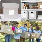 160 Removable Storage Bin Labels - Matte White