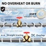 Self-Regulating 100ft Pipe Heating Cable with Thermostat