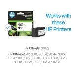 HP 962XL Black High-Yield Ink Cartridge