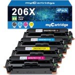 High-Yield 206X Toner Cartridge 4-Pack for HP
