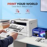 SUDLTO TN660 Toner Cartridge Replacement (2 Pack)