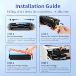 High-Yield 206X Toner Cartridge 4-Pack for HP