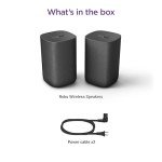 Roku Wireless Speakers for Streambars and TV, Black