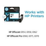 HP 902 Black Ink Cartridge for OfficeJet Printers