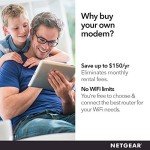 NETGEAR DOCSIS 3.0 Cable Modem for Xfinity & More