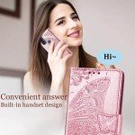 Butterfly Embossed Wallet Case for Moto G Pure