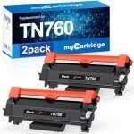 myCartridge Remanufactured Black Toner Cartridge 2-Pack