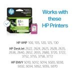 HP 65XL Tri-Color High-Yield Ink Cartridge