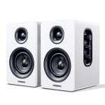 Bluetooth 5.0 Active 3" Bookshelf Speakers - White