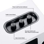 Bluetooth 5.0 Active 3" Bookshelf Speakers - White