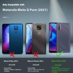 Motorola Moto G Pure Heavy Duty Case - Matte Black