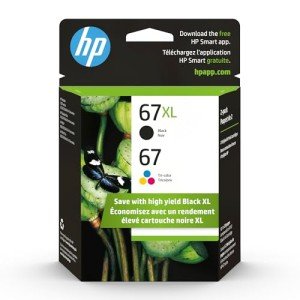 HP 67 Tri-Color and Black Ink Cartridge 2-Pack