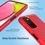 BNIUT Dual Layer Shockproof Case for Galaxy A03s