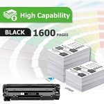 Aztech Black Toner Cartridge for HP CE285A, 2-Pack