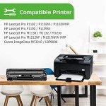 Aztech Black Toner Cartridge for HP CE285A, 2-Pack