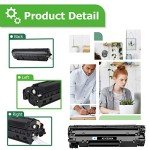 Aztech Black Toner Cartridge for HP CE285A, 2-Pack