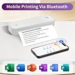 Wireless Portable Printer for Travel and Home