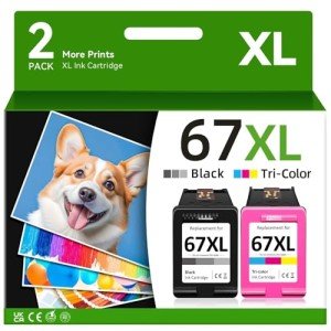 HP 67XL Compatible Ink Cartridges Combo Pack