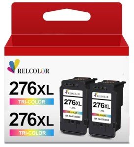 Relcolor Remanufactured Ink Cartridges for Canon 276XL