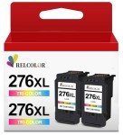 Relcolor Remanufactured Ink Cartridges for Canon 276XL