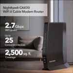 NETGEAR Nighthawk Cable Modem Router Combo - WiFi 6