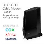 NETGEAR Nighthawk Cable Modem Router Combo - WiFi 6