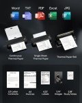 Wireless Portable Inkless Thermal Printer for Travel
