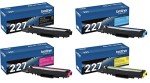Brother TN227 High Yield 4-Color Toner Set