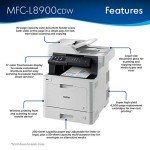 Brother MFC-L8900CDW Color Laser All-in-One Printer