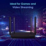 WiFi 6 AX1800 Router for Fast Internet and Gaming