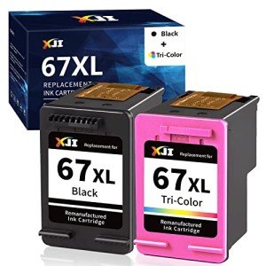 HP 67XL Black and Color Ink Cartridge Combo