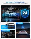 Fiteye 3-Channel 4K Dash Cam with WiFi & GPS