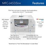 Brother MFC-J4535DW All-in-One Color Inkjet Printer