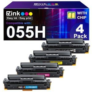 E-Z Ink Compatible Toner Cartridge Set for Canon