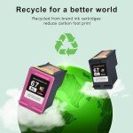 SAILNER Ink Cartridge Combo for HP 67 & 67XL