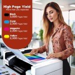 Canon 067H Toner Cartridge 4-Pack Set