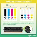 206A Toner Cartridges 4 Pack for HP Printers