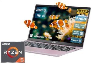 NIMO 15.6" Windows 11 Laptop with AMD Ryzen 5