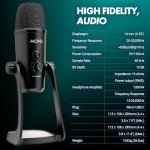 Movo UM700 USB Gaming Microphone with Adjustable Patterns