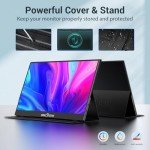 InnoView 15.6" FHD Portable Monitor with Speakers