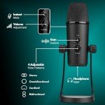 Movo UM700 USB Gaming Microphone with Adjustable Patterns