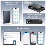 SSK 2TB Wireless NAS External Hard Drive