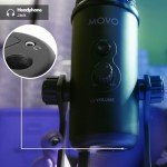 Movo UM700 USB Gaming Microphone with Adjustable Patterns