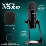 Movo UM700 USB Gaming Microphone with Adjustable Patterns