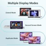 InnoView 15.6" FHD Portable Monitor with Speakers
