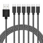 Gopala 6-Pack Micro USB Charging Cables 5ft