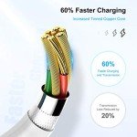 3 Pack Apple MFi Certified 6ft iPhone Charger Cable